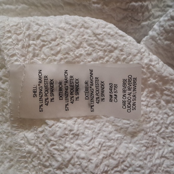 NWT Calvin Klein Sz 14 ivory summer dress - Picture 8 of 10